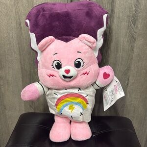 New Care Bears Cheer Bear Bride Of Frankenstein Halloween Plush Greeter With Tag